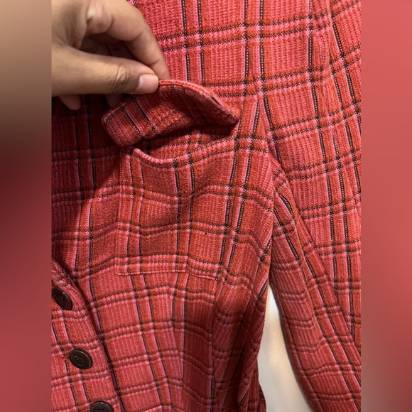 [Diane Von Furstenburg] Plaid Print Cotton Blazer - Picture 11 of 16